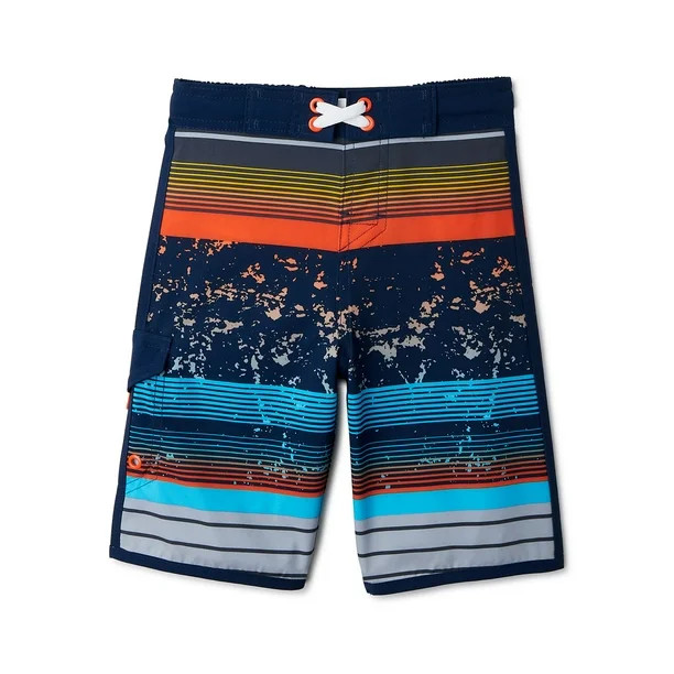 Wonder Nation Boys Quick Dry Swim Trunks, UPF 50+, Sizes 4-18 & Husky | Walmart (US)