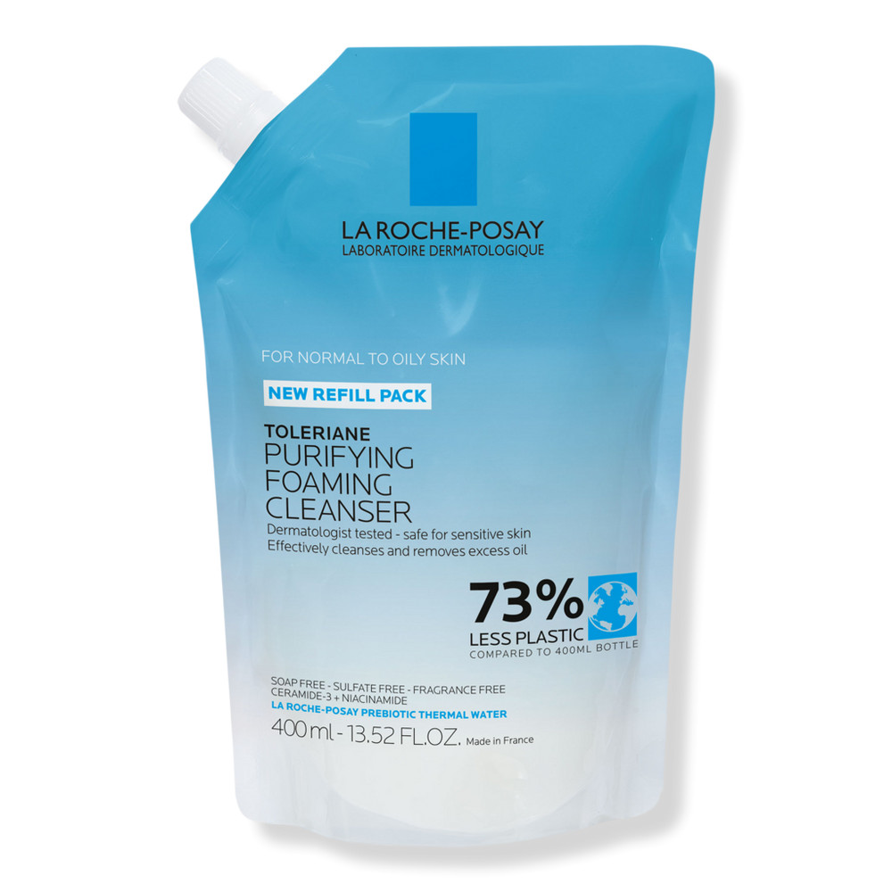 La Roche-Posay Toleriane Purifying Foaming Face Wash for Oily Skin - 13.52 oz (Refill) | Ulta
