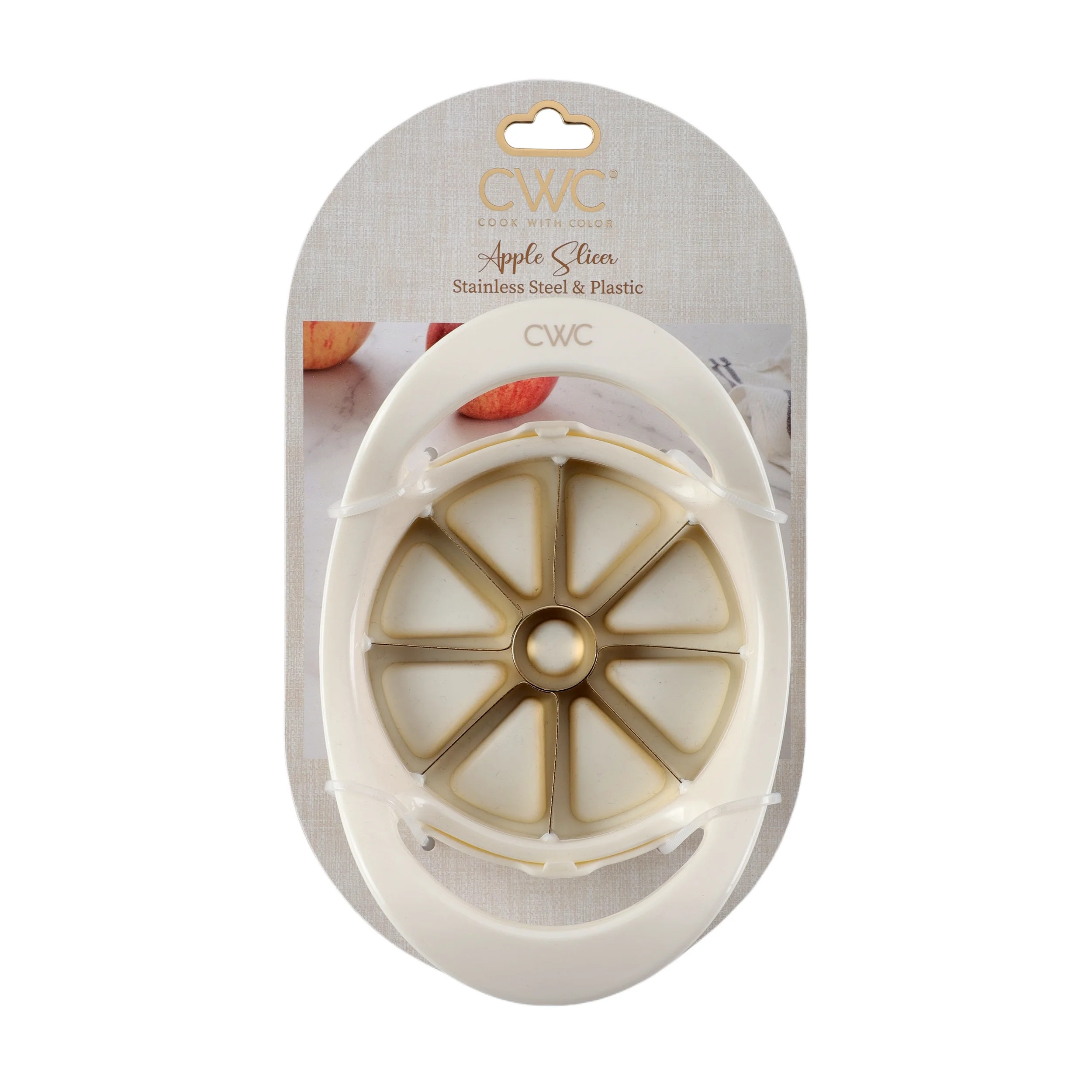 Cook with Color Apple Wedger – Stainless Steel Blades for Quick, Easy Slicing | Walmart (US)