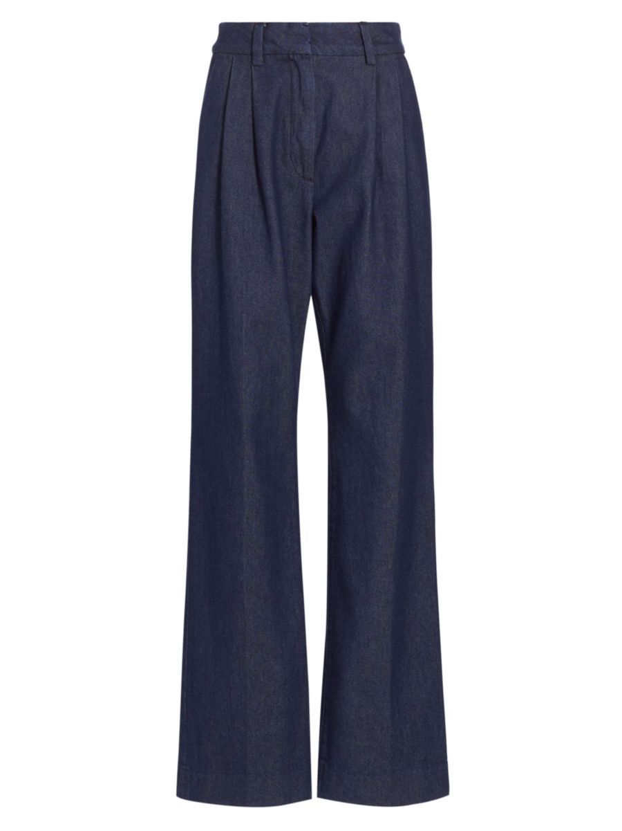 Shop Favorite Daughter Favorite Wide-Leg Pleated Pants | Saks Fifth Avenue | Saks Fifth Avenue