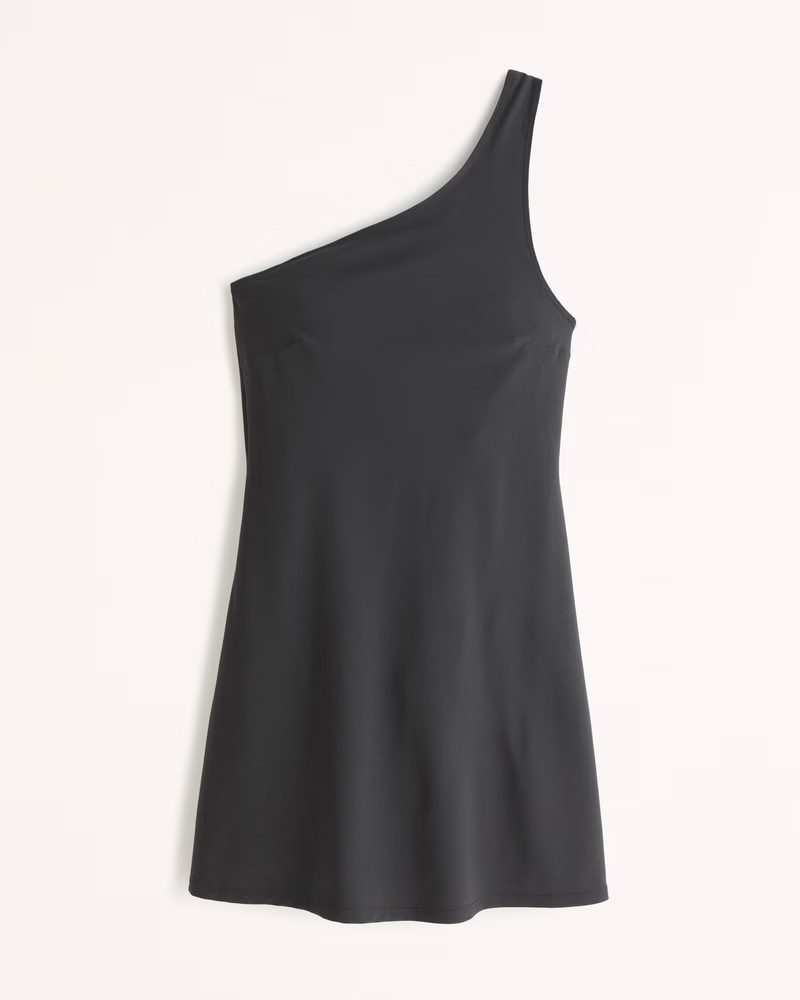 Women's One-Shoulder Traveler Mini Dress | Women's Dresses & Jumpsuits | Abercrombie.com | Abercrombie & Fitch (US)