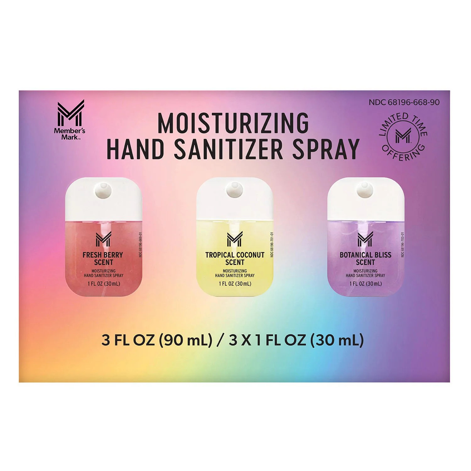 Member's Mark Hand Sanitizer Spray, 1 fl. oz.., 3 pk. - Samsclub.com | Sam's Club