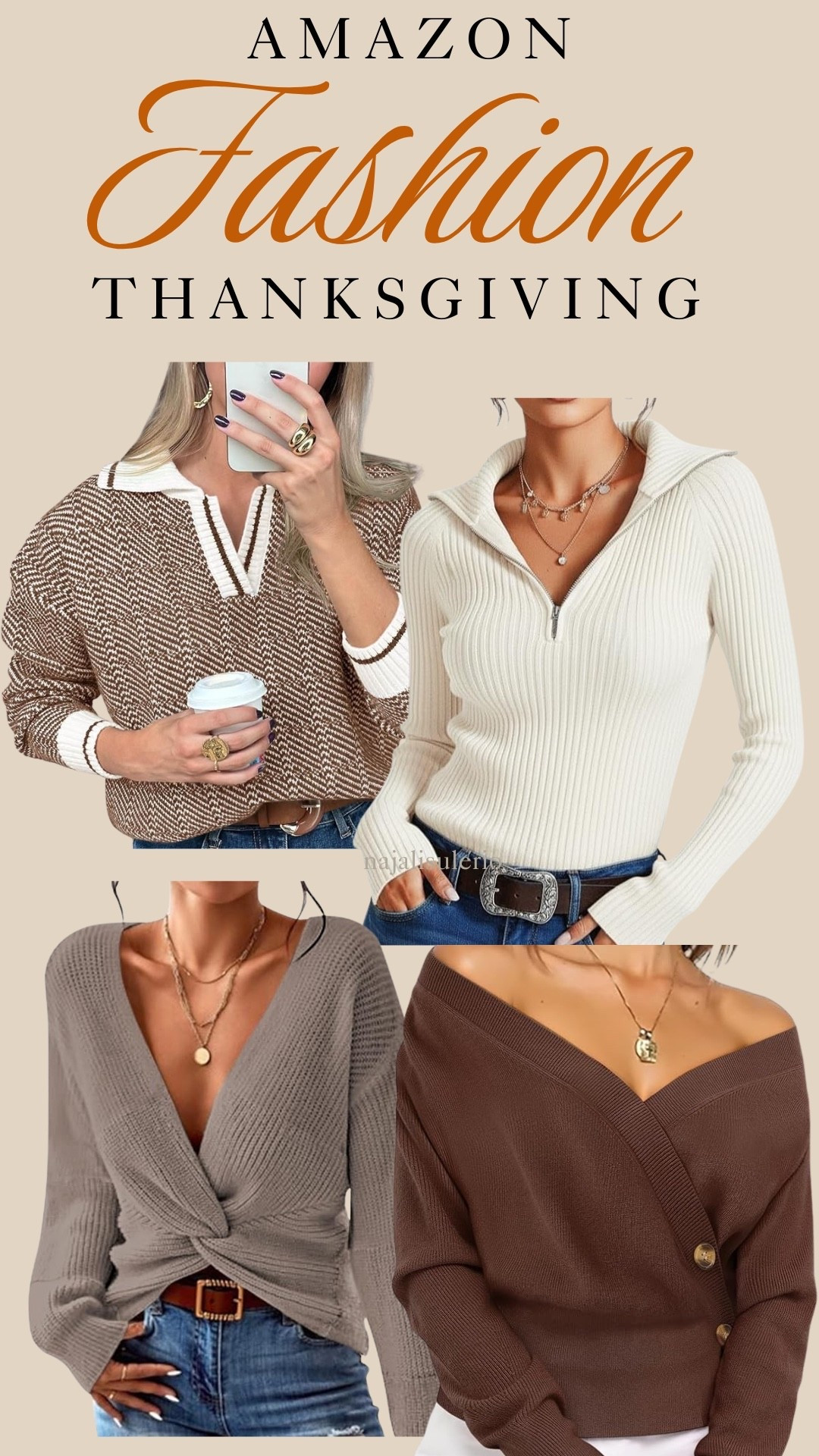 Cute sweaters for Thanksgiving! Loving this inspo!

#LTKFindsUnder50 #LTKSeasonal #LTKHoliday