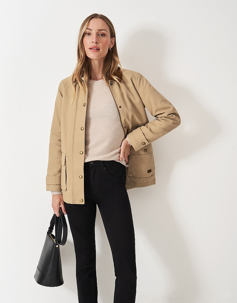Barn Jacket in Tan | Crew Clothing (UK)