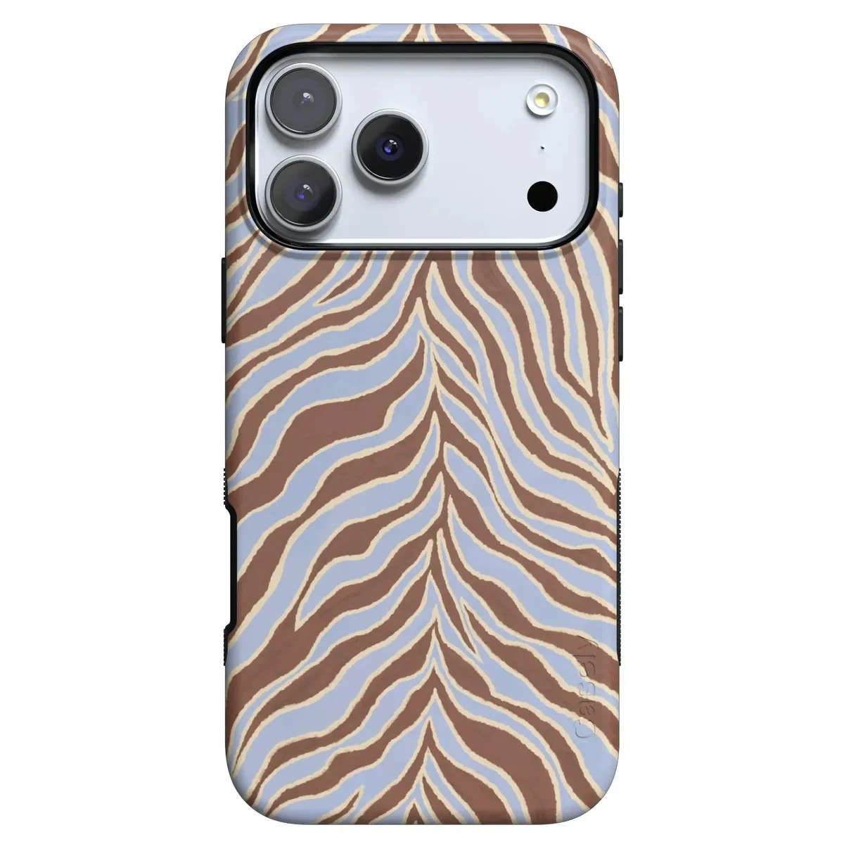 Untamed   Brown & Blue Zebra Case | CASELY
