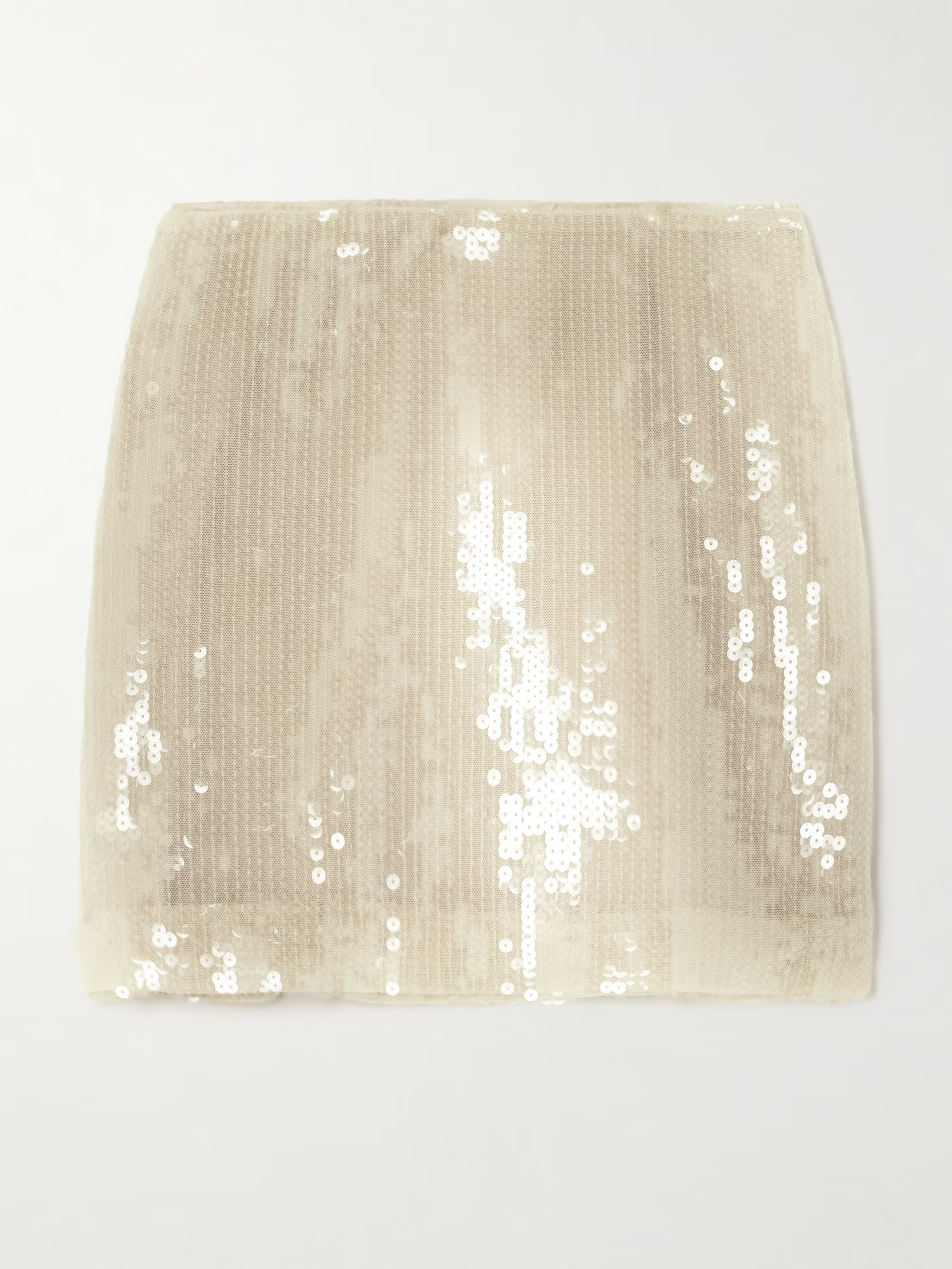 Oliria sequined recycled stretch-jersey mini skirt | NET-A-PORTER (US)