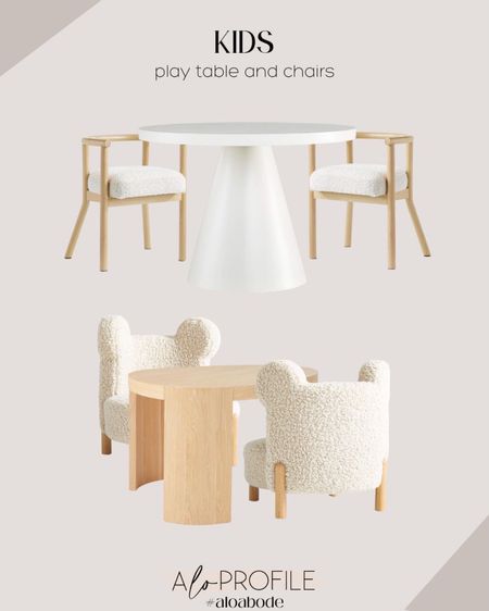 Kids Furniture // kids playtable, kids play chairs, kids wishbone chairs, crate and kids, west elm kids, modern kids furniture, teddy chairs, neutral kids furniture, playroom furniture, arts and crafts table

#LTKhome