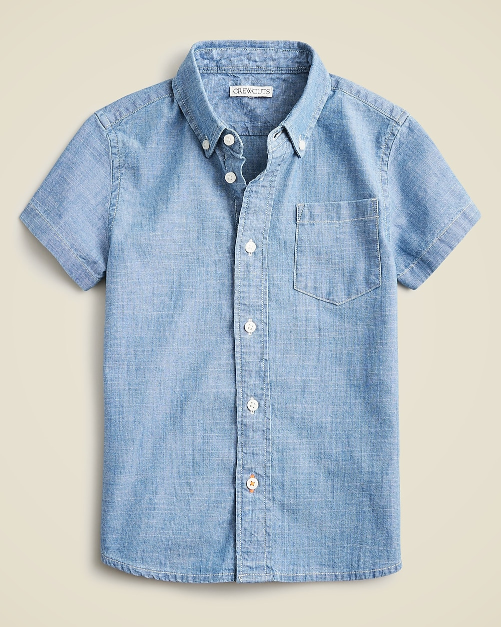 Kids' short-sleeve chambray shirt | J. Crew US