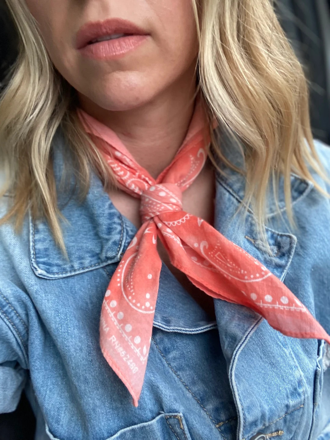 Bleached Hankerchief, Acid Washed, Tie-Dye, Western Outfit Accessory, Country Concert, Bandanna, ... | Etsy (US)
