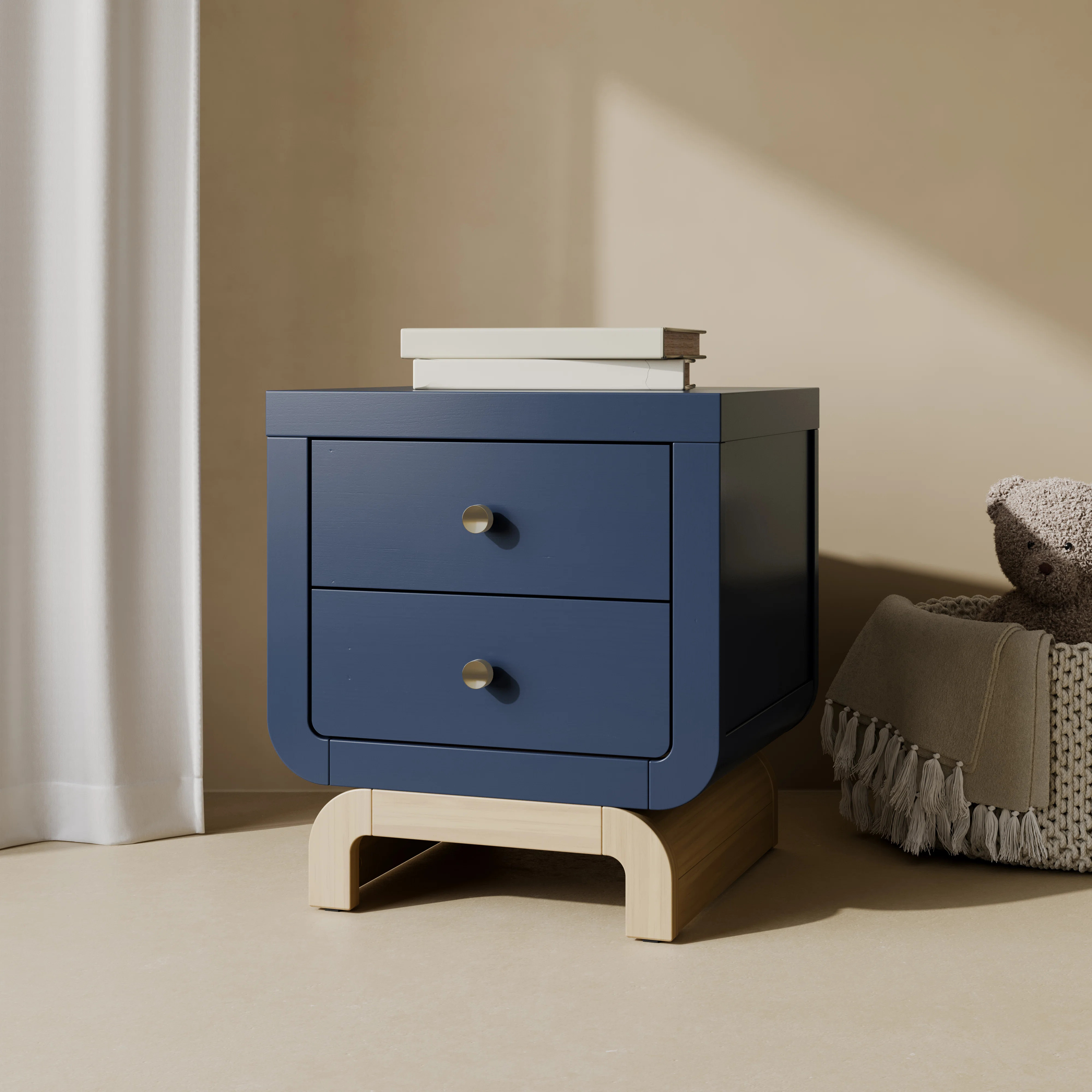 Santorini 2 Drawer Nightstand | Wayfair North America