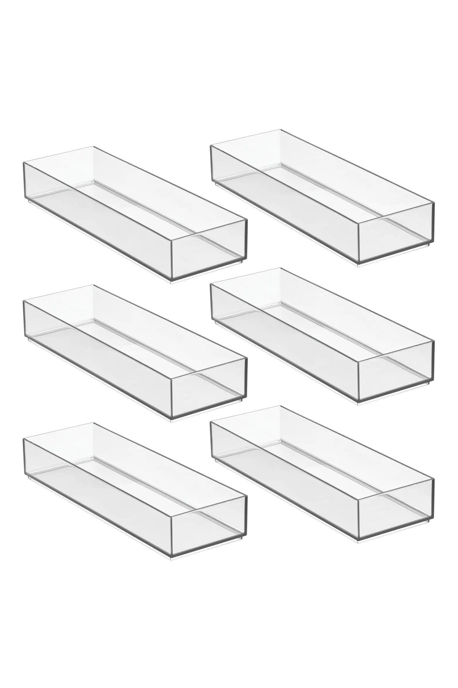 Plastic Makeup Drawer Organizer Tray - Set of 6 - Clear | Nordstrom | Nordstrom