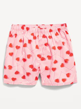 Printed Soft-Washed Boxer Shorts for Men -- 3.75-inch inseam | Old Navy (US)
