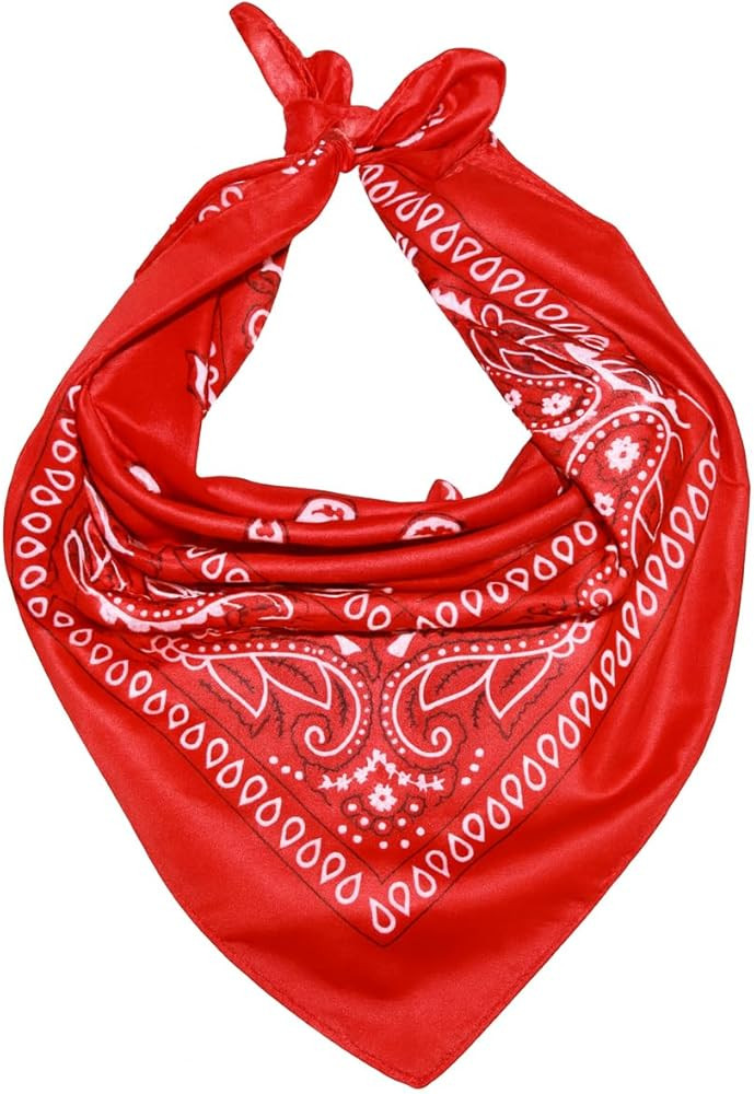 Cotton Bandana Scarf for Men & Women – Premium Paisley Headband, Neck & Face Wrap, Stylish Vers... | Amazon (UK)