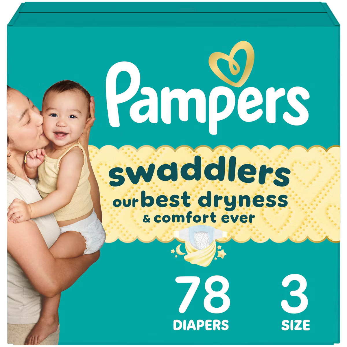 Pampers Swaddlers Sensitive Disposable Diapers - (Select Size and Count) | Target