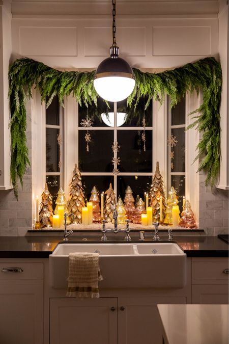 My kitchen is feeling cozy with these beautiful glass trees from target. My Amazon candles that are on sale also help give the perfect glow! 
Kitchen holiday window 
Christmas decor 


#LTKhome #LTKHoliday #LTKSeasonal