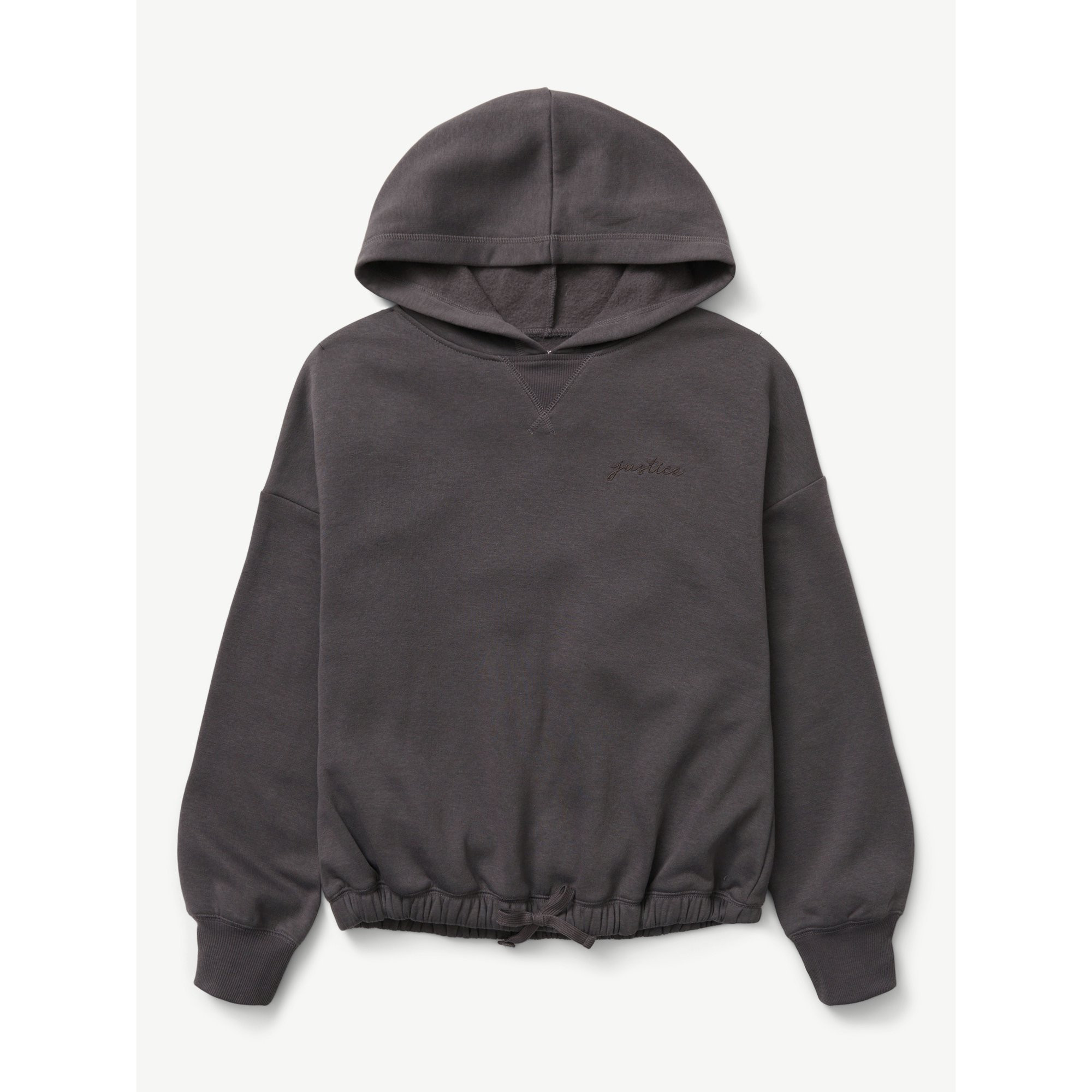 Justice Girls Basic Long Sleeve Fleece Hoodie, Sizes XS-XLP | Walmart (US)