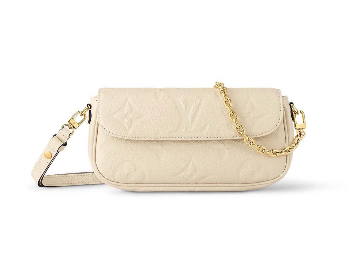 Women's Louis Vuitton Wallet On Chain Ivy in Cream | StockX