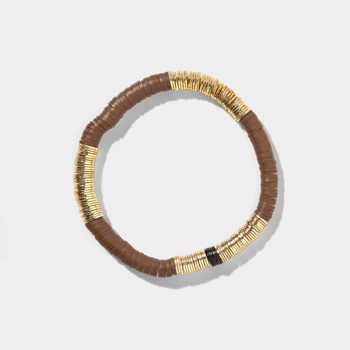 Chocolate Vinyl Bracelet 6mm | Allie + Bess