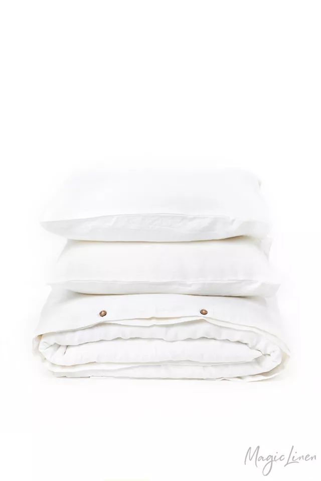 MagicLinen 3-Piece Linen Duvet Cover Set | Urban Outfitters (US and RoW)