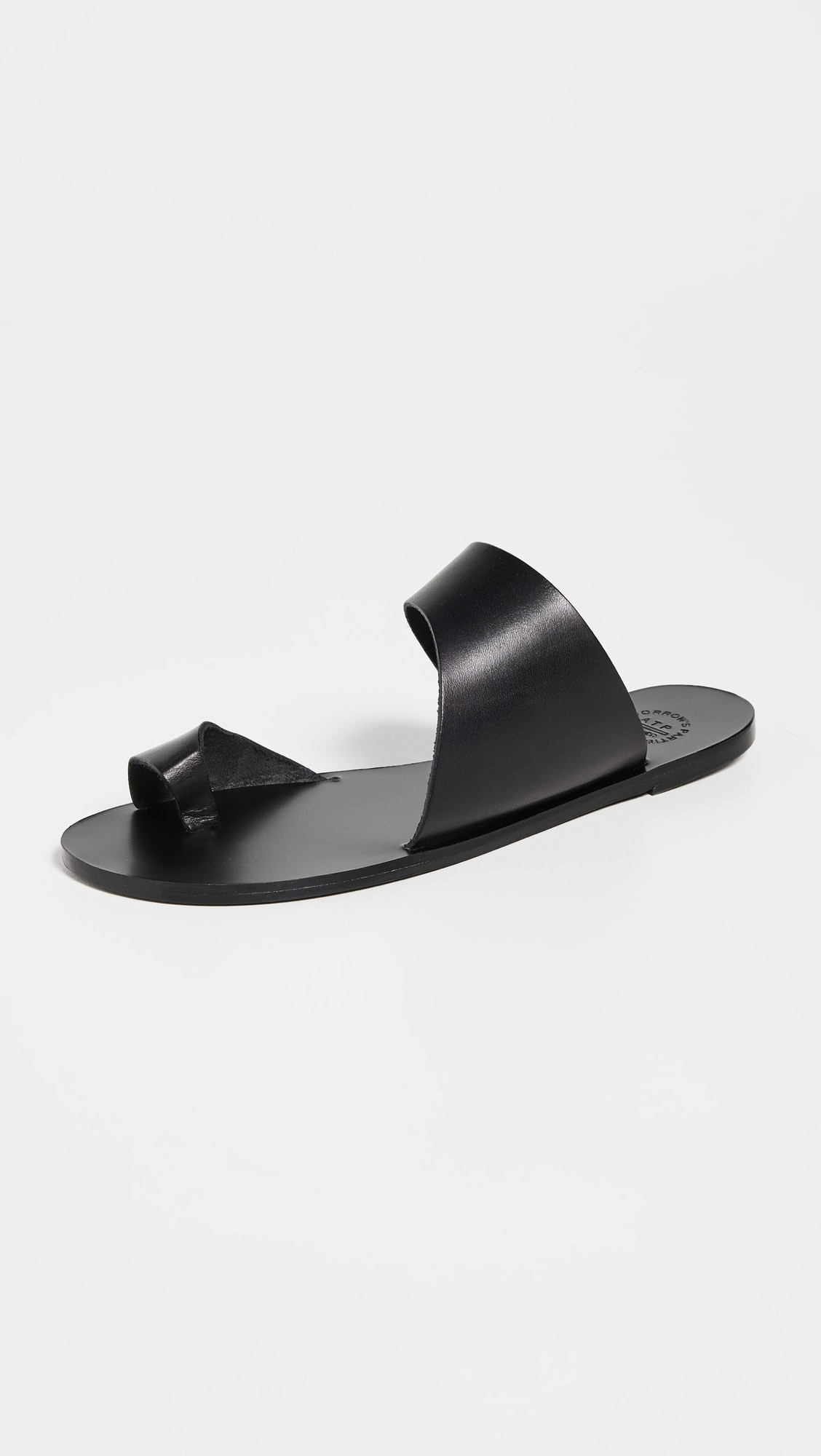 ATP Atelier Centola Black Vacchetta Sandals | Shopbop | Shopbop