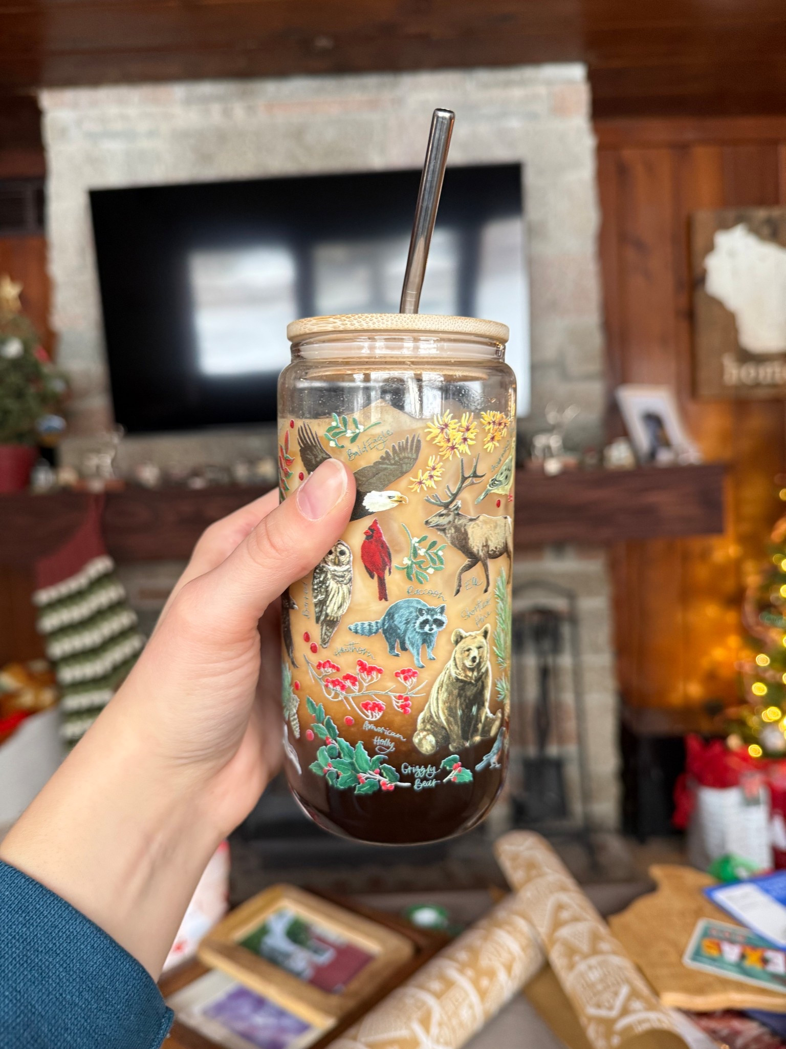Cozy coffee time with my favorite glass tumbler from 1Canoe2! 

#LTKdayinmylife #LTKHoliday #LTKSeasonal