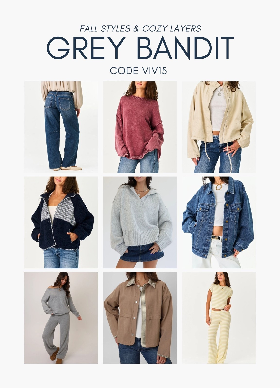 [9/29/26] favorite season for @greybandit cozy sweaters & jackets | code is always viv15

#LTKSeasonal #LTKSaleAlert