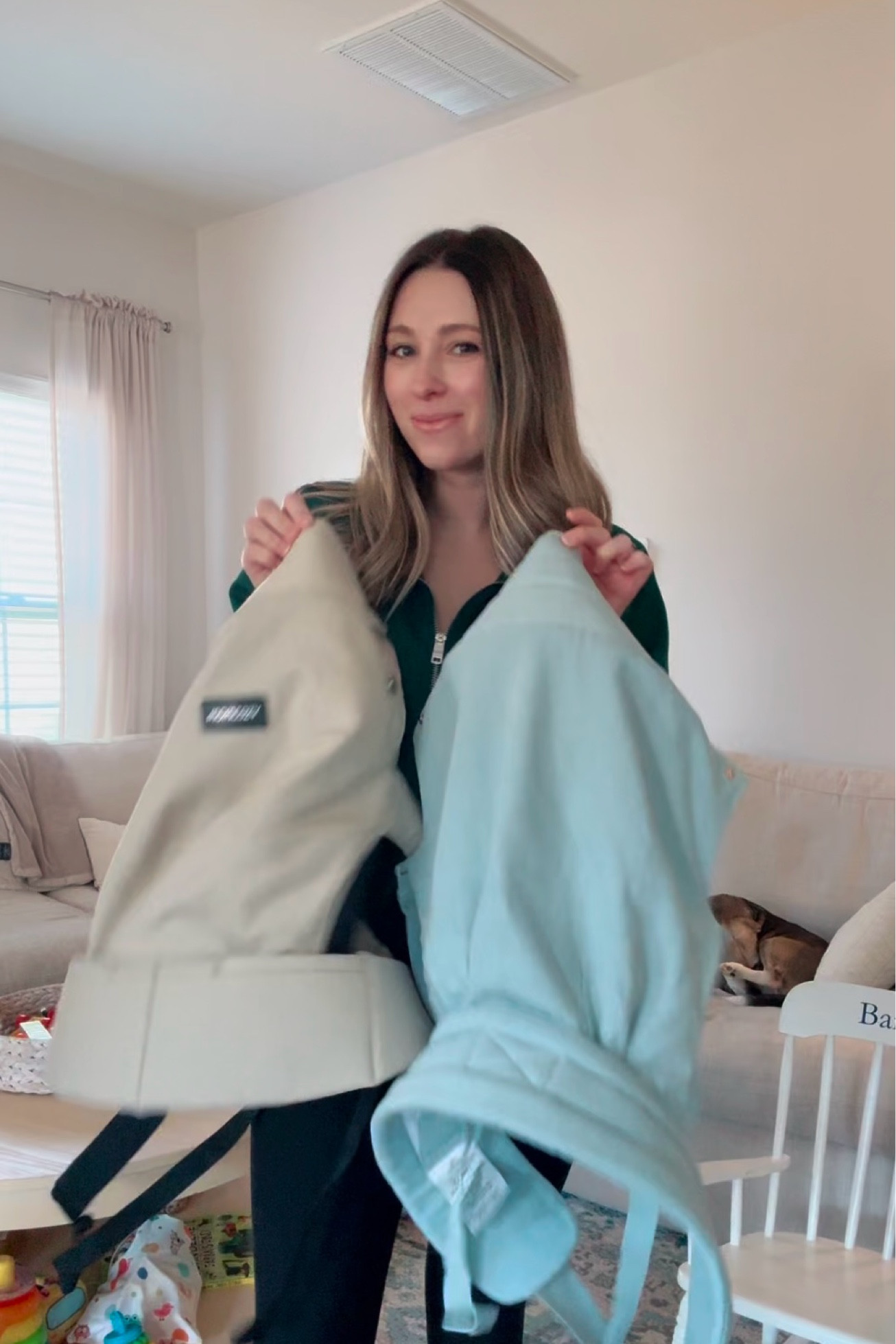 I bought both the mabe monarch and momcozy baby carriers 

Compared them on my insta! Love both but mabe was my winner🤩