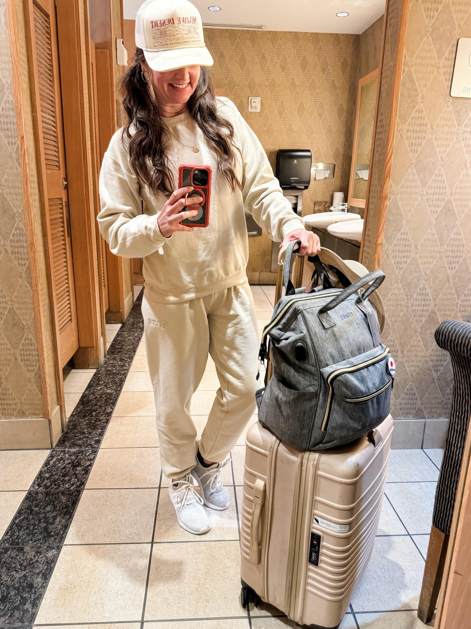 Travel day outfit. For international travel it’s crucial to be comfy and cozy so you can stretch out and enjoy a long ride. These travel bags are perfect to house all your essentials. 

#LTKSaleAlert #LTKStyleTip #LTKTravel