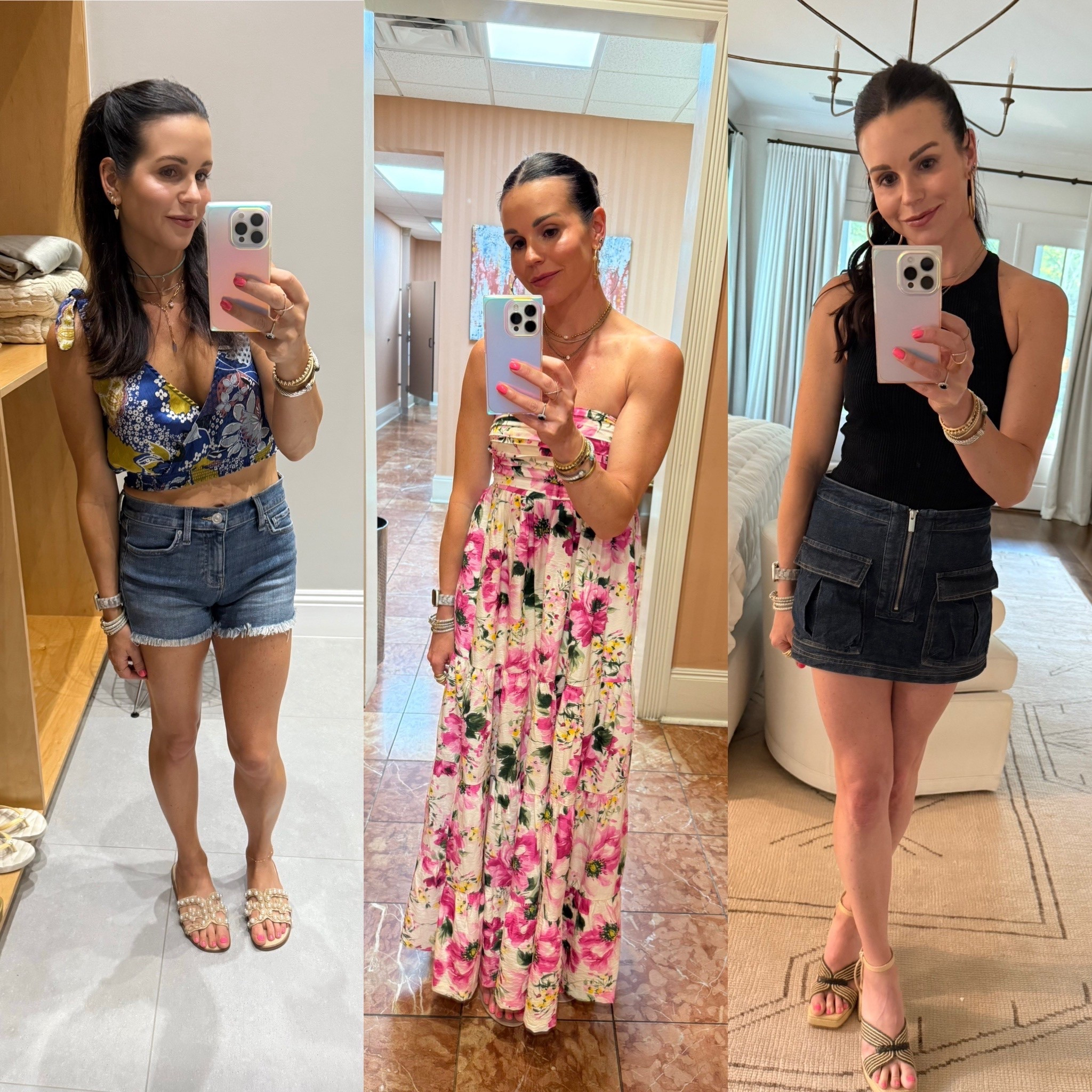 Summer Sundays ☀️ 
Top on left: @nuuly weekend on Montauk by @freepeople
Dress in middle: @abercrombie
All rest are tagged ✨

#LTKSeasonal #LTKSummerEdit #LTKOver40