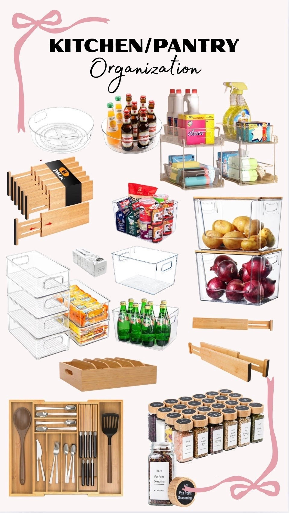 Kitchen Organization! If you are purging, decluttering or looking for ways to make our life more organized and effective, then here are some things that work for me. 🫶🏼



Organization, home, kitchen, pantry, clean, tidy, under the sink, fridge, Carla.bushey

#LTKHome