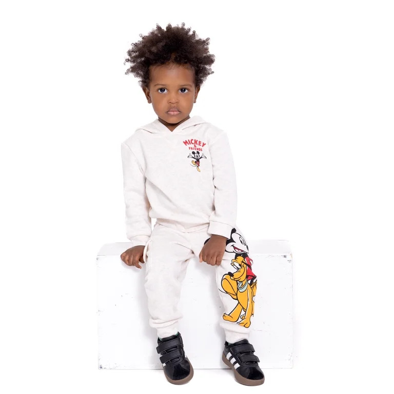 Mickey Mouse Toddler Boy Hoodie and Joggers Set, Sizes 12M-5T | Walmart (US)