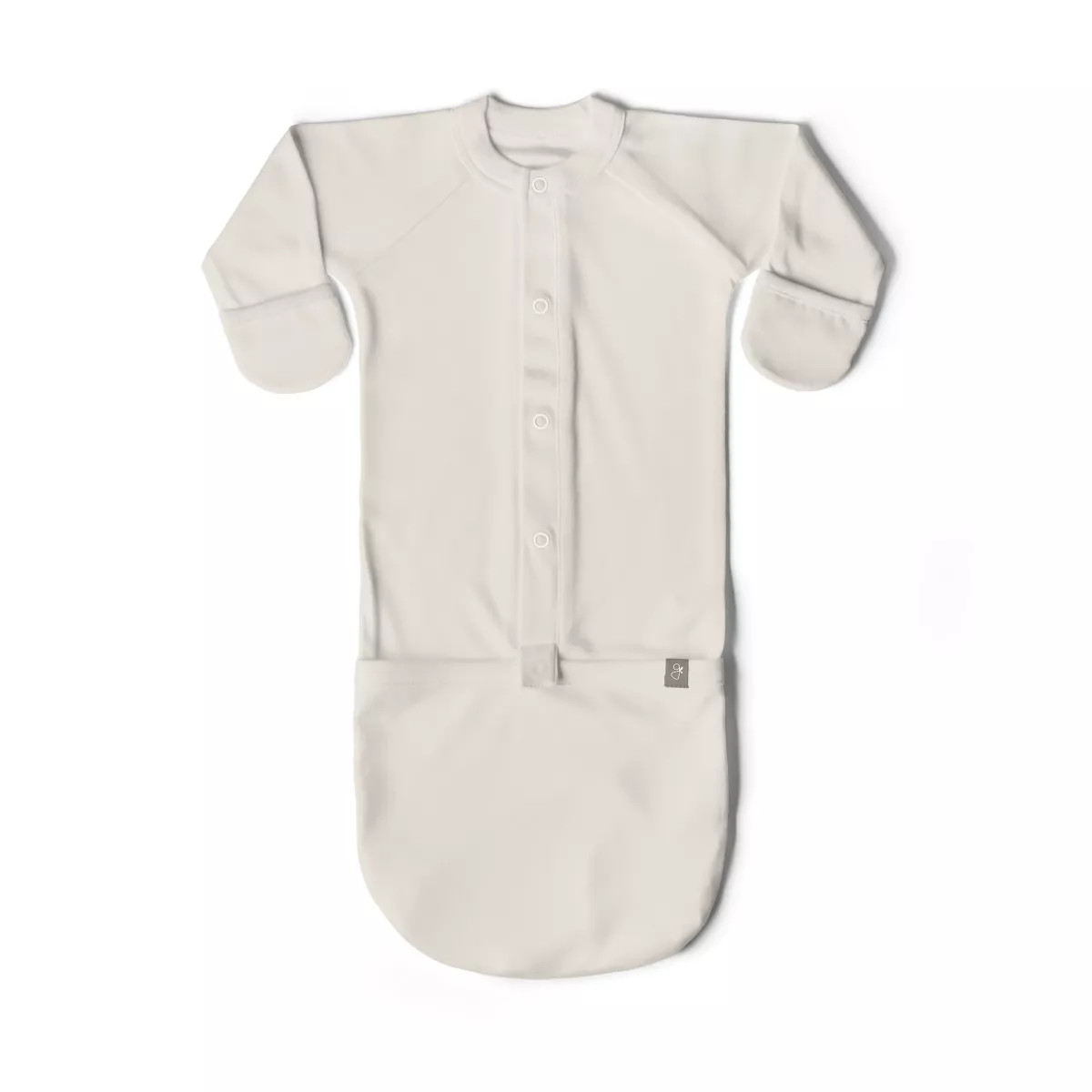 Goumikids Viscose Organic Cotton Convertible Baby Gown | Target