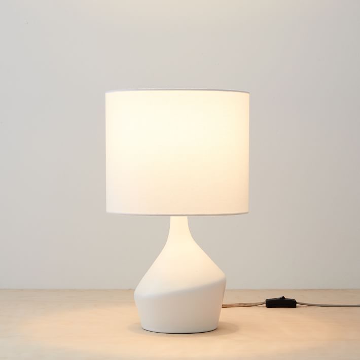 Asymmetry Ceramic Table Lamp - Mini | West Elm (US)