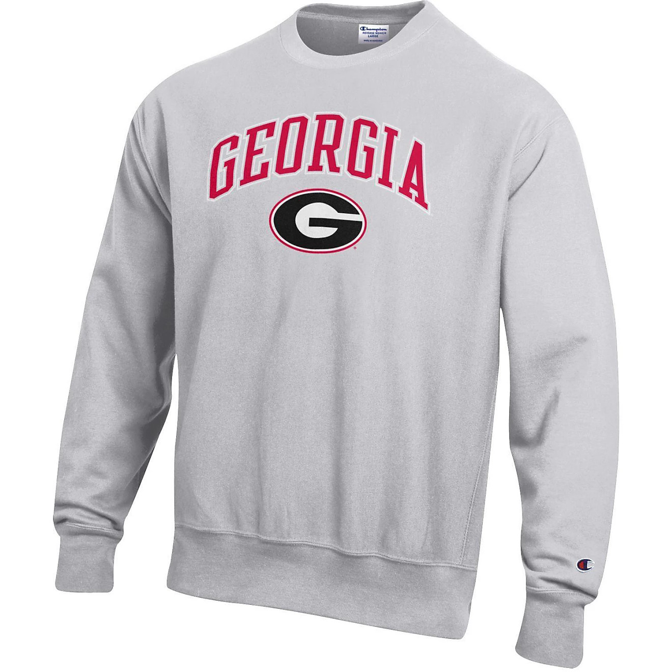 Champion Men's University of Georgia Reverse Crew Sweater | Academy Sports + Outdoors