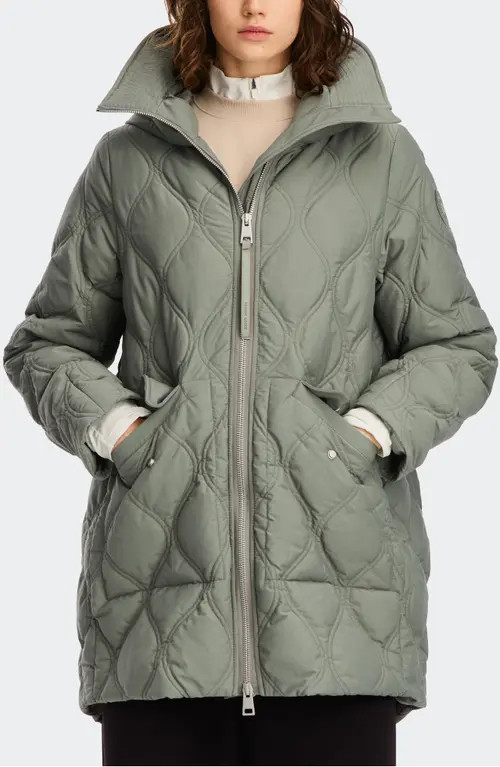 Canada Goose Alessia Quilted Hooded Jacket in Sagebrush at Nordstrom, Size Small | Nordstrom
