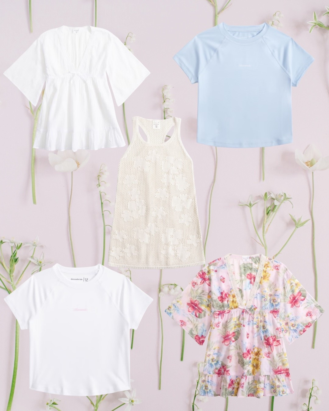 The cutest layer for pool days + beach trips 🏖️✨ These Abercrombie Kids girls swim cover-ups & rash guards are lightweight, comfy, and effortlessly adorable ; perfect for throwing on after a swim or heading to lunch! 💕 Loving the easy fits and summer colors… linking my top picks before they’re gone! #LTKkids #BeachStyle #SummerMustHaves