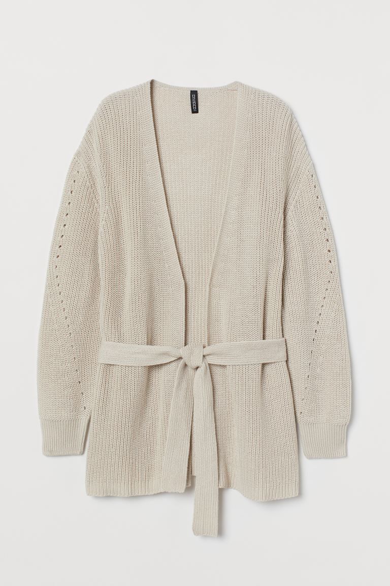 Cardigan with Tie Belt | H&M (US + CA)