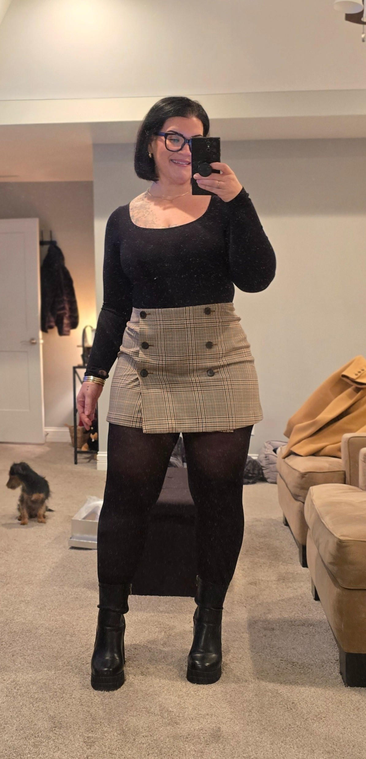 My first date night of the new year. Tried out a new restaurant. Got all dressed up. Only to find a table of people in pajama pants. Wild. Date night outfit inspo

#LTKOver40 #LTKMidsize