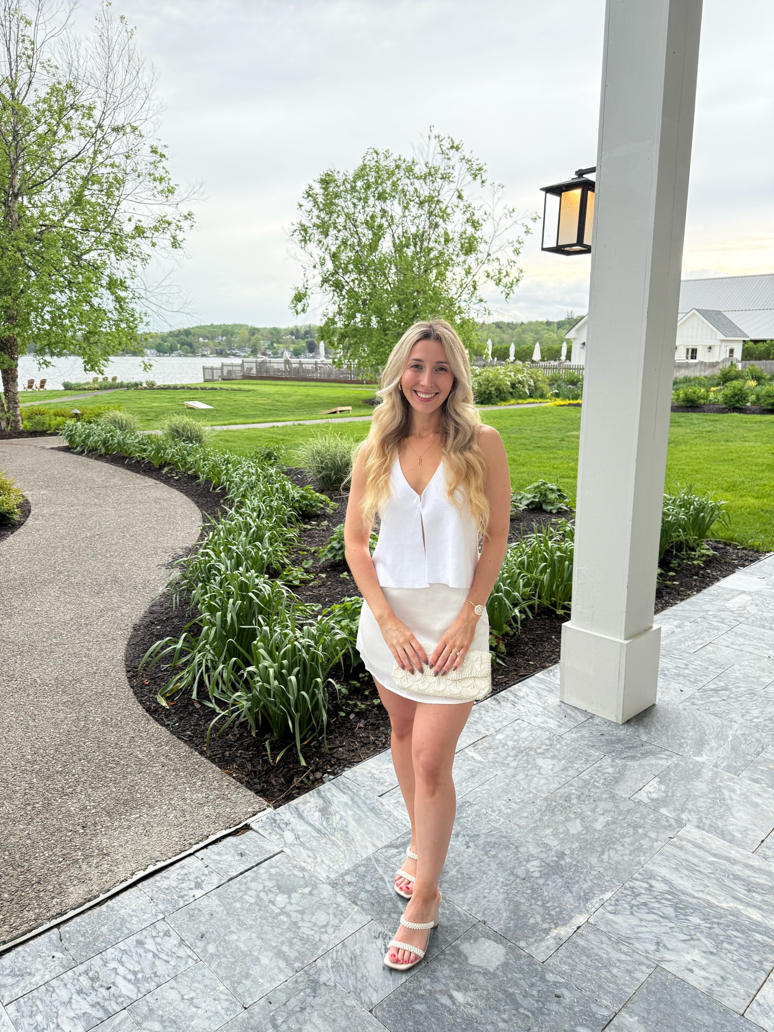 Bachelorette outfit 🥹🫶🏼💍 skirt is exact linked the shoes and vest I’ve linked similar! 💍

#LTKWedding
