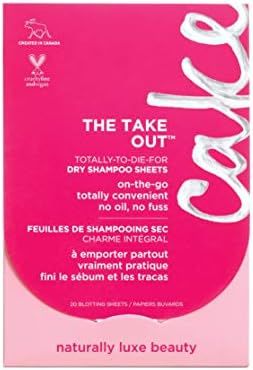 Cake Beauty The Take Out Dry Shampoo, 20 Blotting Sheets | Amazon (CA)
