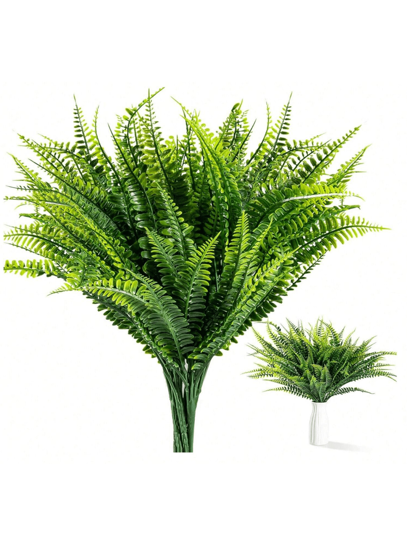 5 Bundles Of UV-Resistant Artificial Plants,Fake Plants Artificial Flowers,Fake Boston Ferns & Gr... | SHEIN
