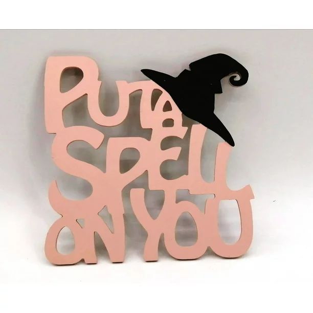 Way To Celebrate Halloween Put a Spell on You Wall Sign - Walmart.com | Walmart (US)