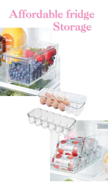 Affordable storage containers for your fridge organization project  

#LTKHome #LTKFamily