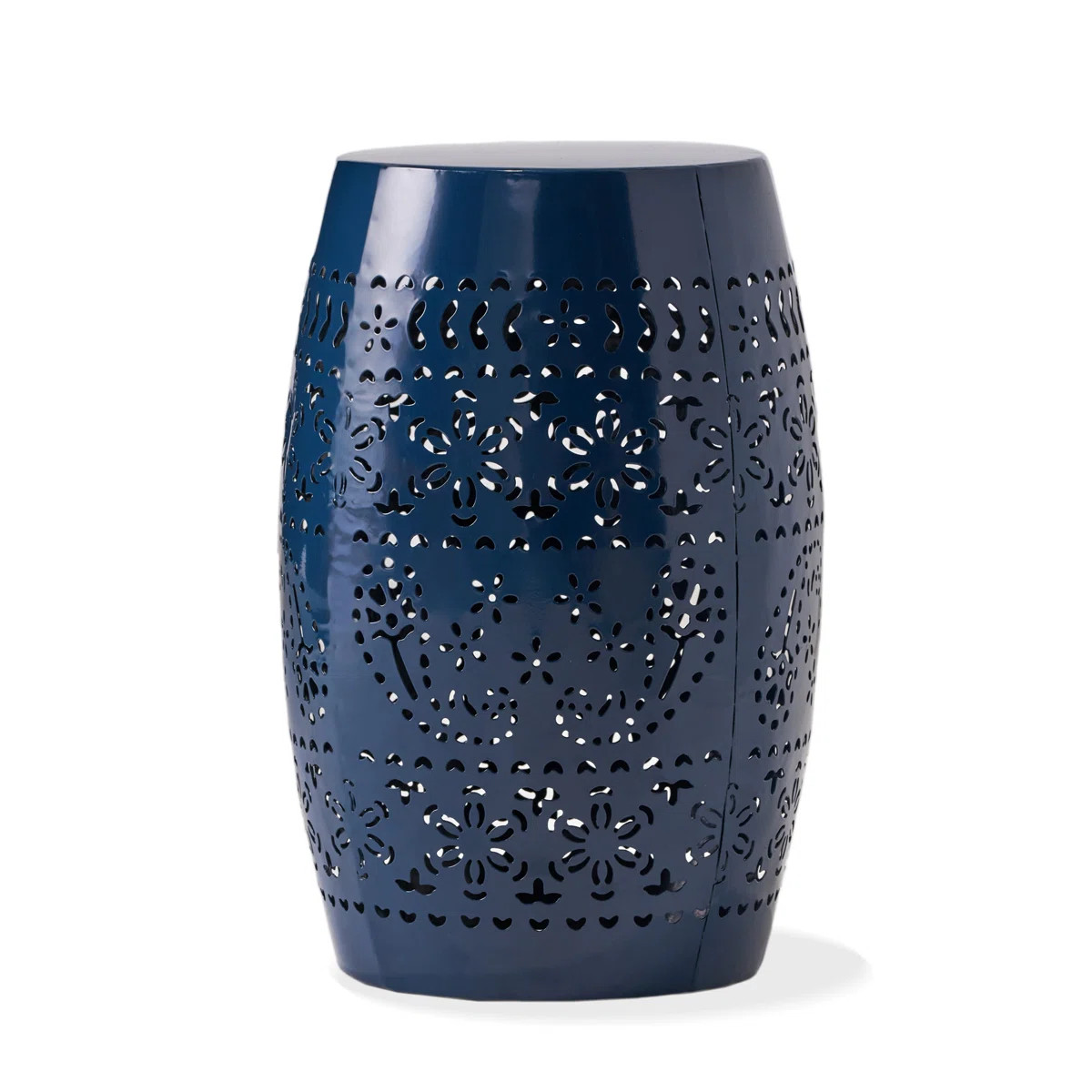 Ifrane Round Metal Outdoor Side Table , 12.25'' in. W 12.25'' in. D | Wayfair North America
