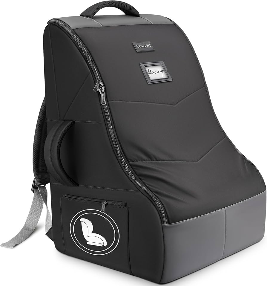 Amazon.com: YOREPEK Padded Car Seat Travel Bag for Airplane Travel Compatible with Chicco, Britax... | Amazon (US)