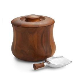 Nambe Nara Ice Bucket & Scoop | West Elm (US)