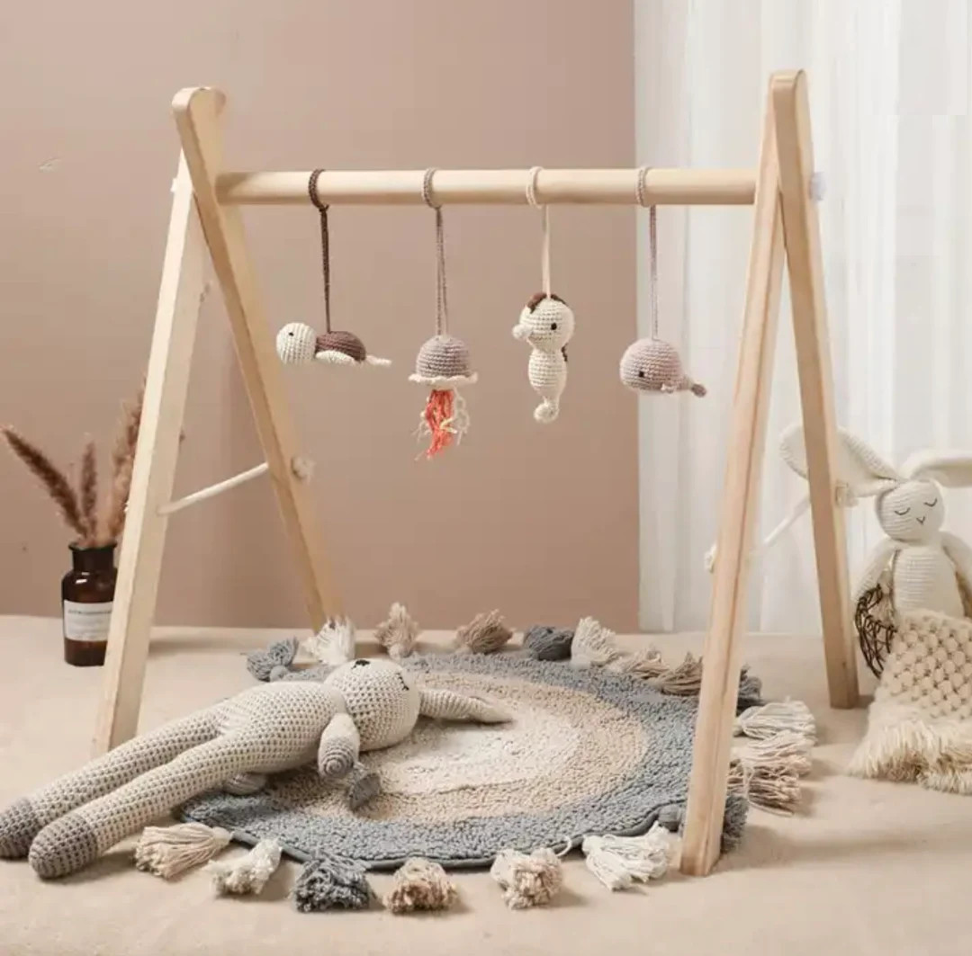 Baby Gym With Hanging Ocean Animals Toys Developmental - Etsy | Etsy (US)