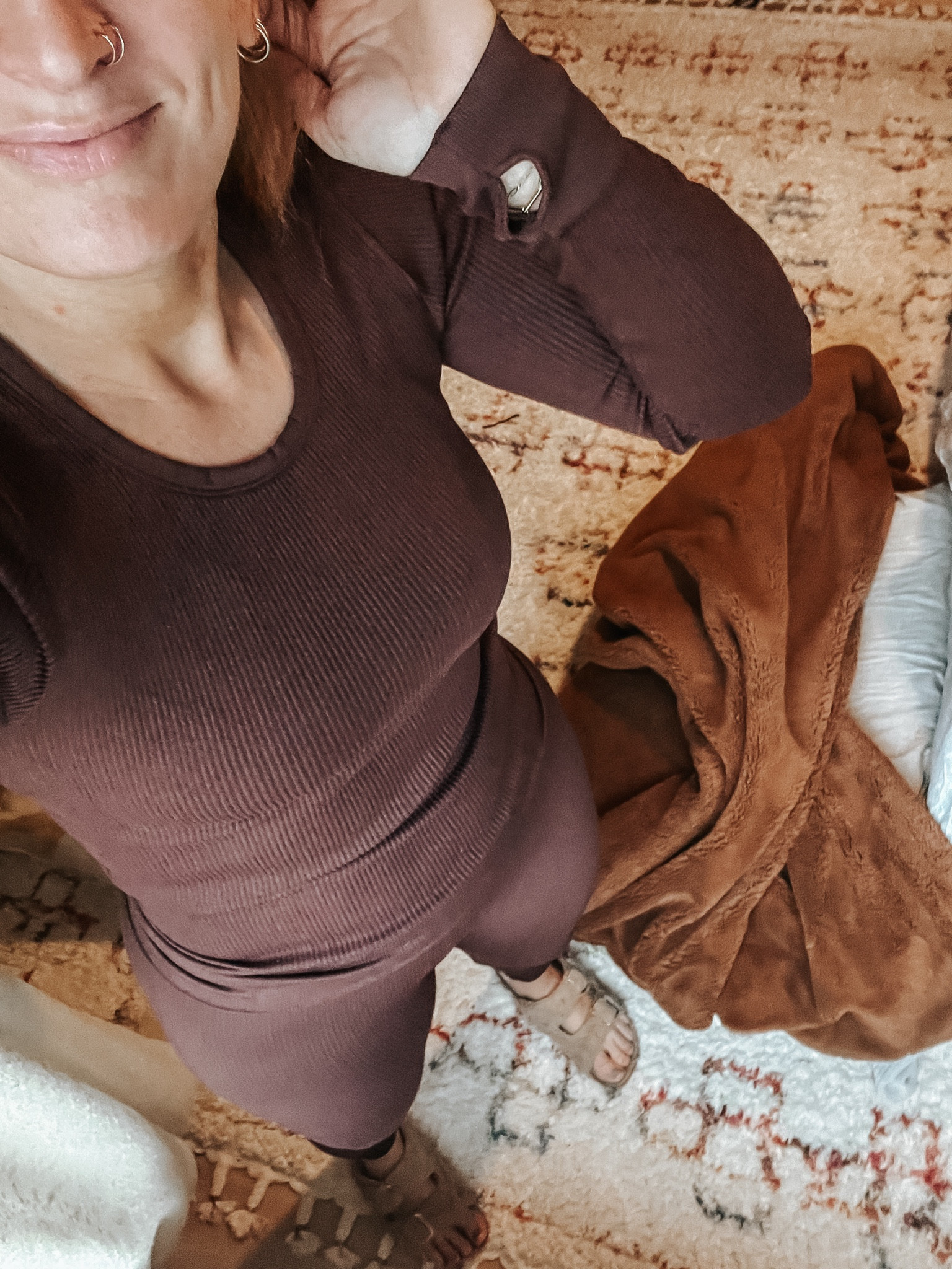 That cozy stretch...

#LTKfitness #LTKsalealert #LTKstyletip