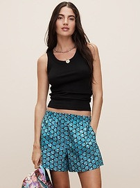 The White Lotus Poplin Boxer Short | Banana Republic (US)