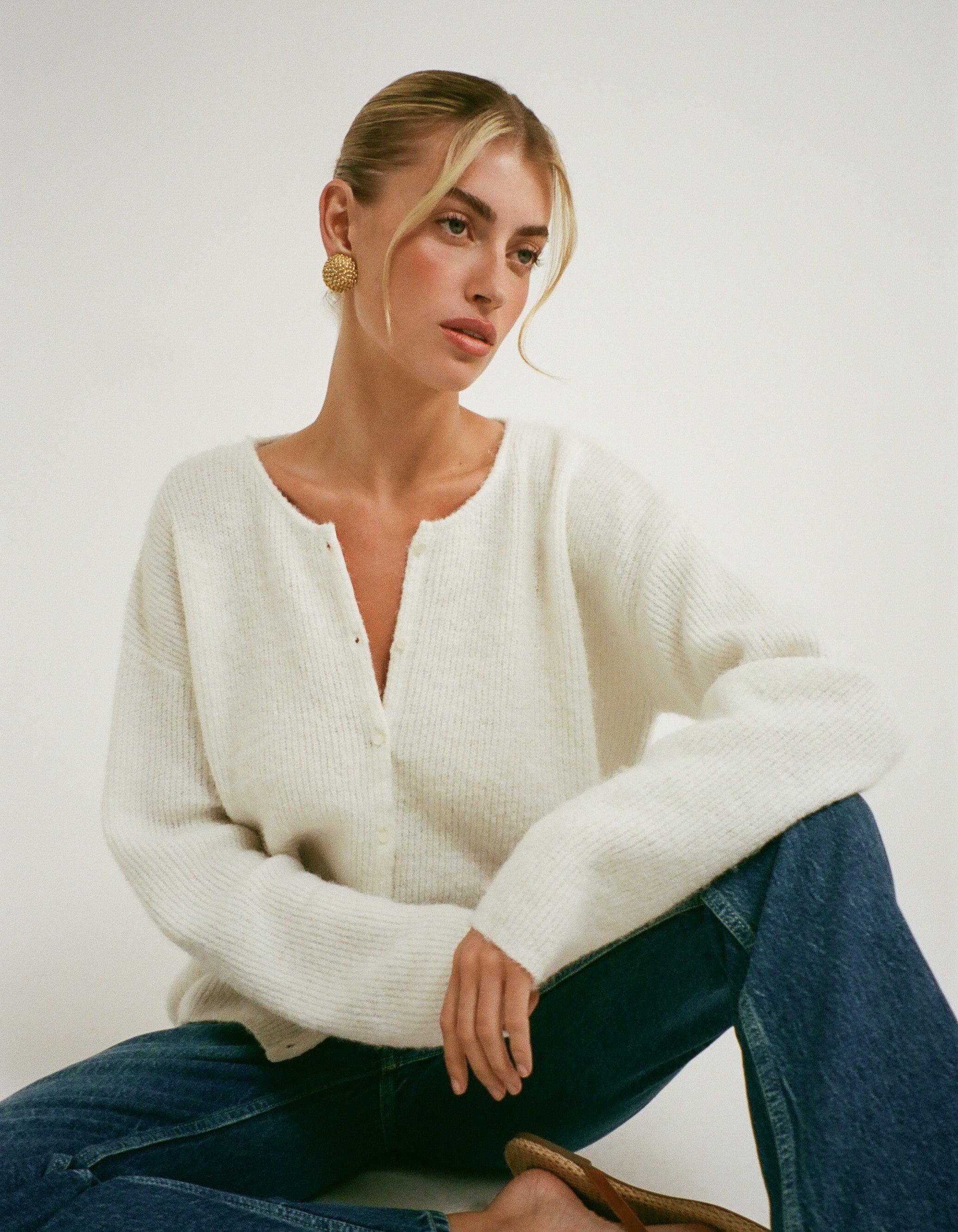 Newport Cardigan | Ivory | Rumored